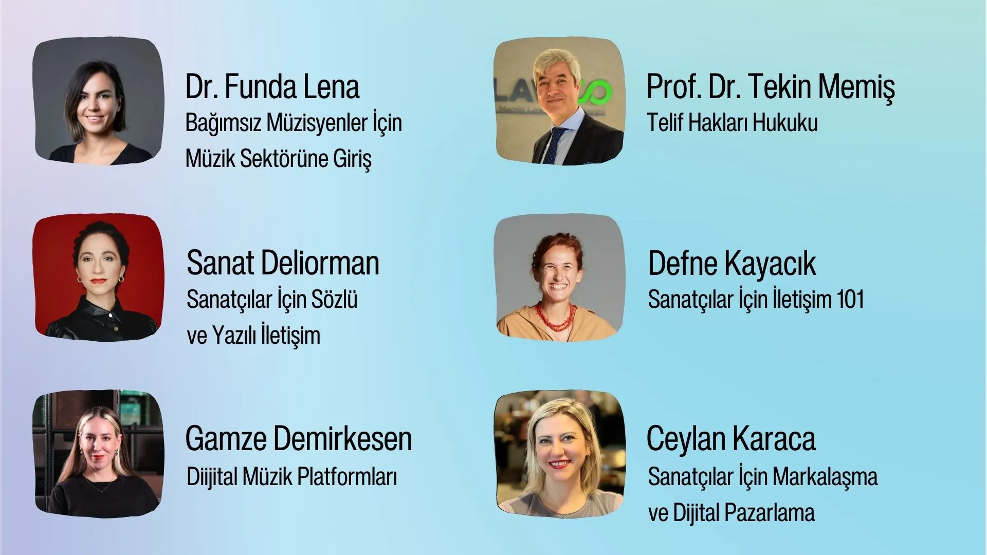 Müzik Endüstrisi 6’lı Eğitim Paketi